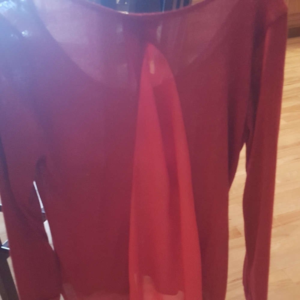 Red sweater